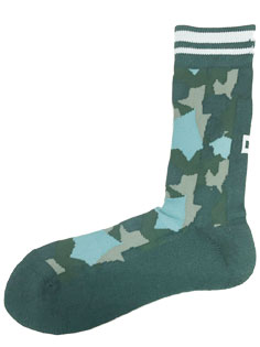 直角パイルソックス迷彩 SbyS