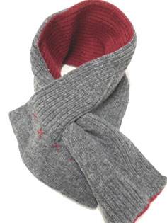 マフラー リンクス・リブ編み